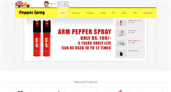 Desktop Screenshot of peppersprayindia.net